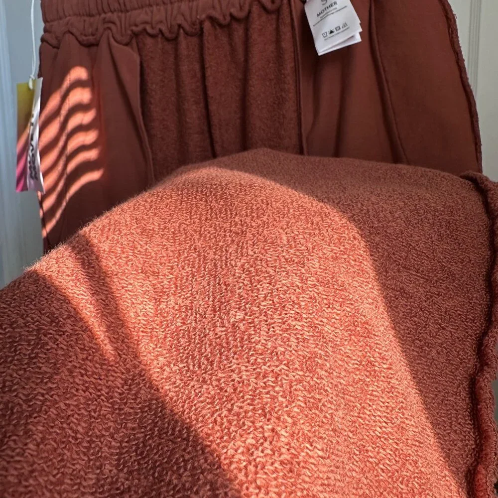 NWT MOTHER DENIM Women's Knock Out Ankle Pant Mocha Bisque 100% Cotton Sz S $188 - Picture 16 of 16